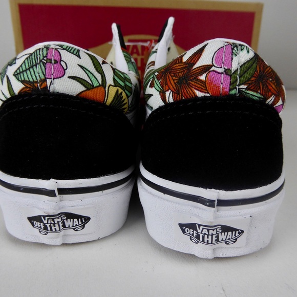 Vans Old Skool Tropic Floral Canvas Suede Sneakers - Picture 5 of 7